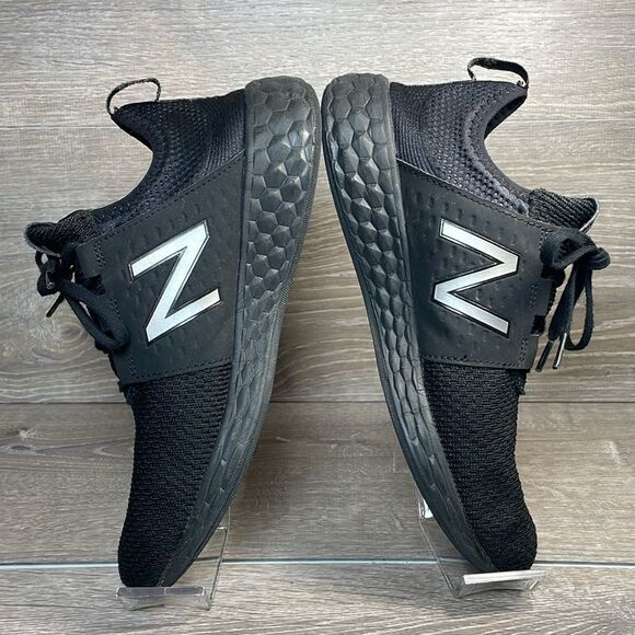 New Balance Fresh Foam Cruz v1 Women’s Sz 8.5 Black Silver Mesh Running Sneaker - Picture 9 of 10